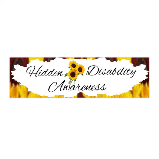 Hidden Disability Awareness Bumper Sticker