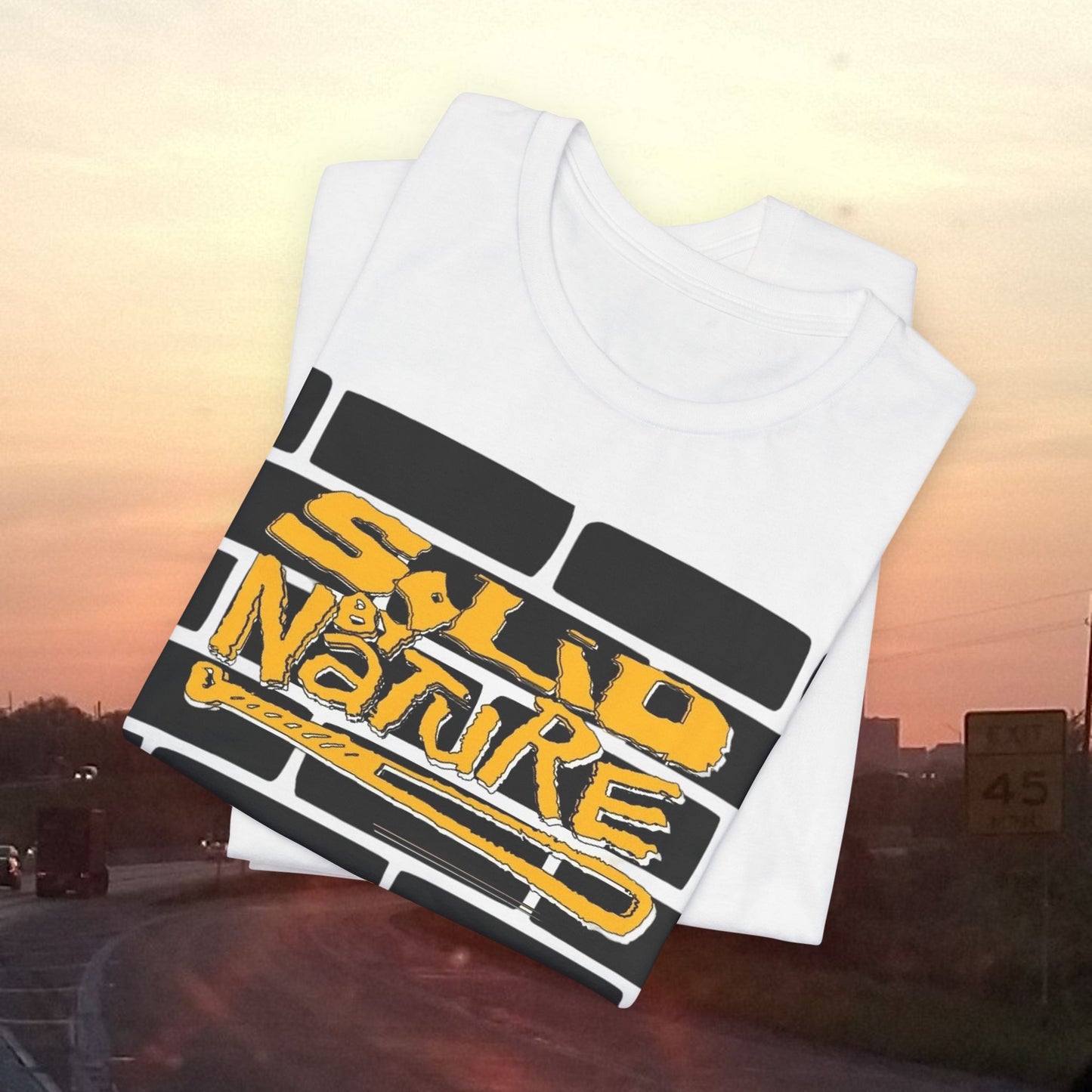 Yellow Brick Solid by Nature ~ Cotton Tee