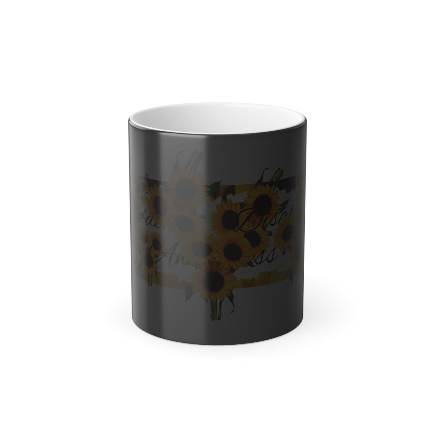 Sunflowers & HDA Color Morphing Mug, 11oz