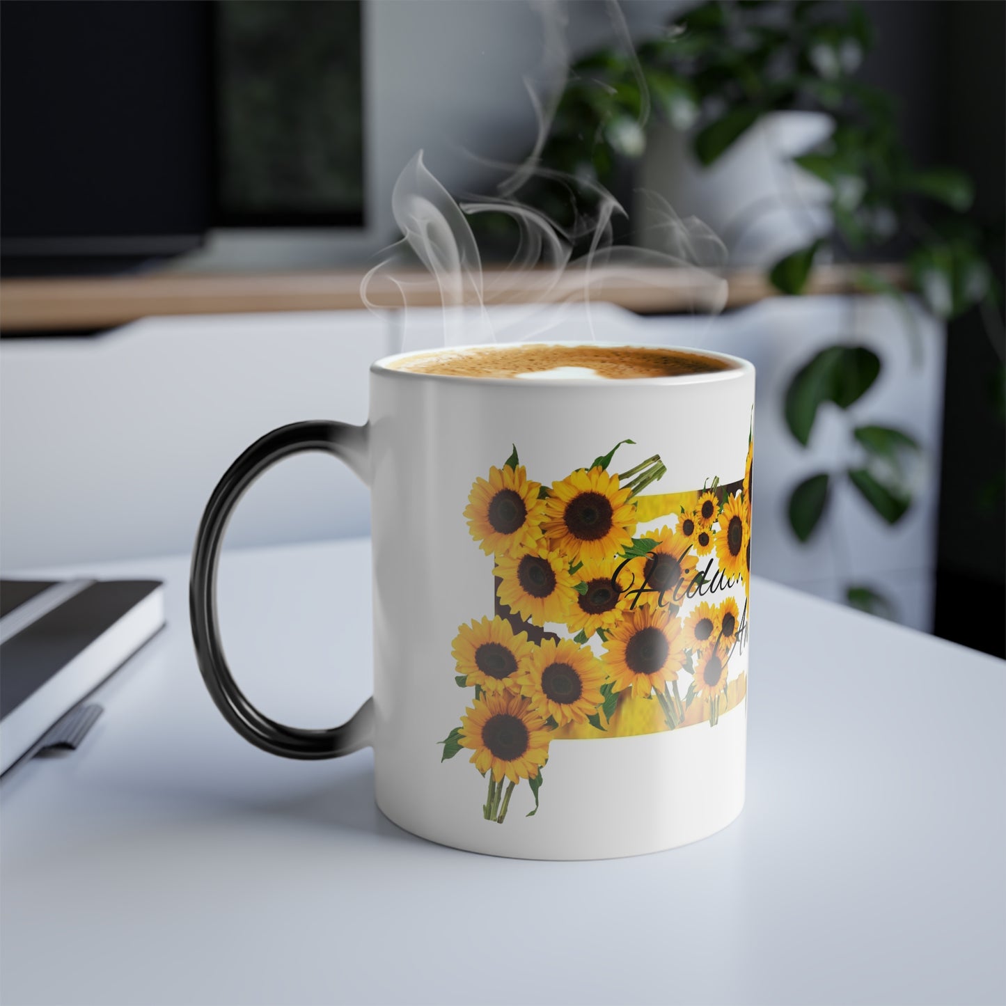 Sunflowers & HDA Color Morphing Mug, 11oz