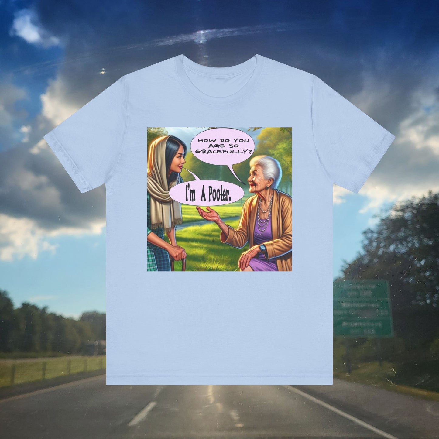 I'm a Pooter Jersey Short Sleeve Tee