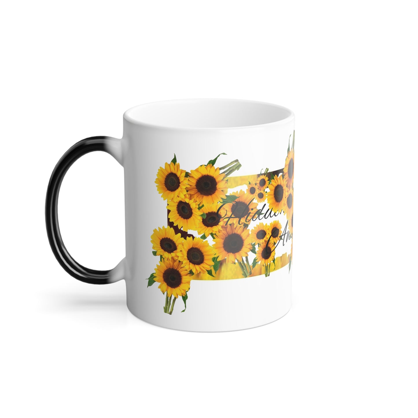 Sunflowers & HDA Color Morphing Mug, 11oz