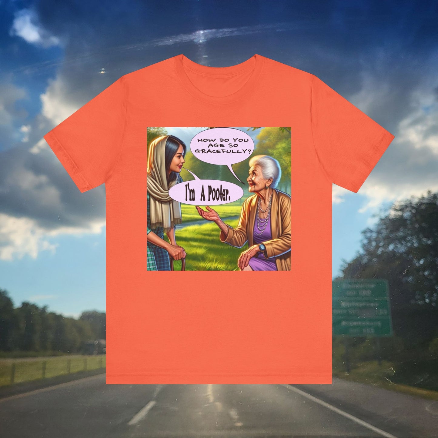 I'm a Pooter Jersey Short Sleeve Tee