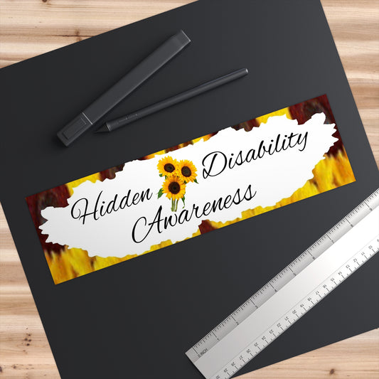 Hidden Disability Awareness Bumper Sticker