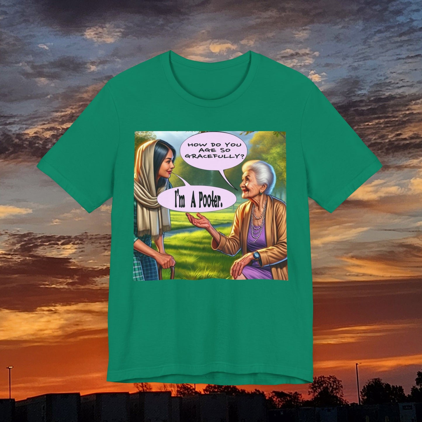 I'm a Pooter Jersey Short Sleeve Tee