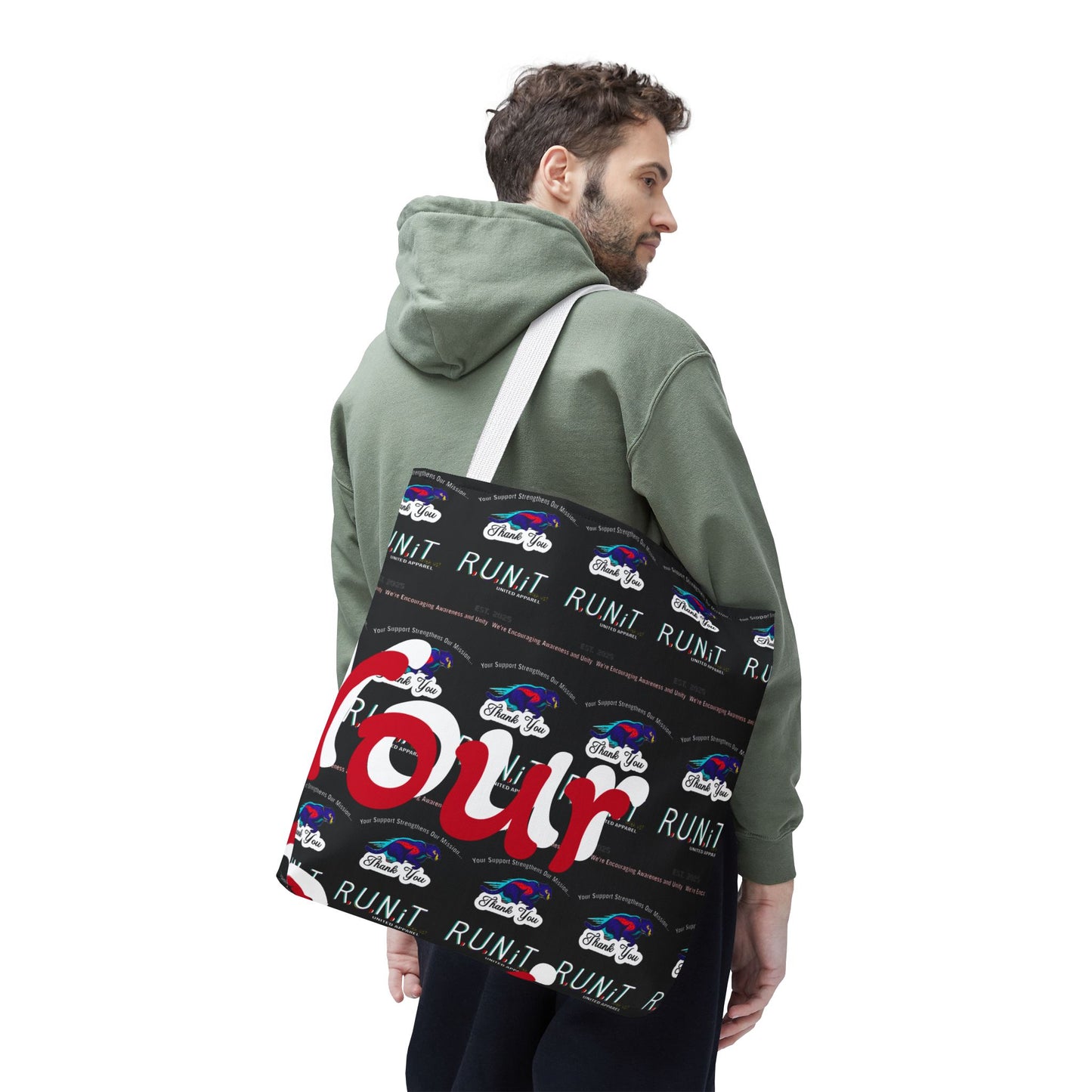 Personalizable All-Over Print Tote