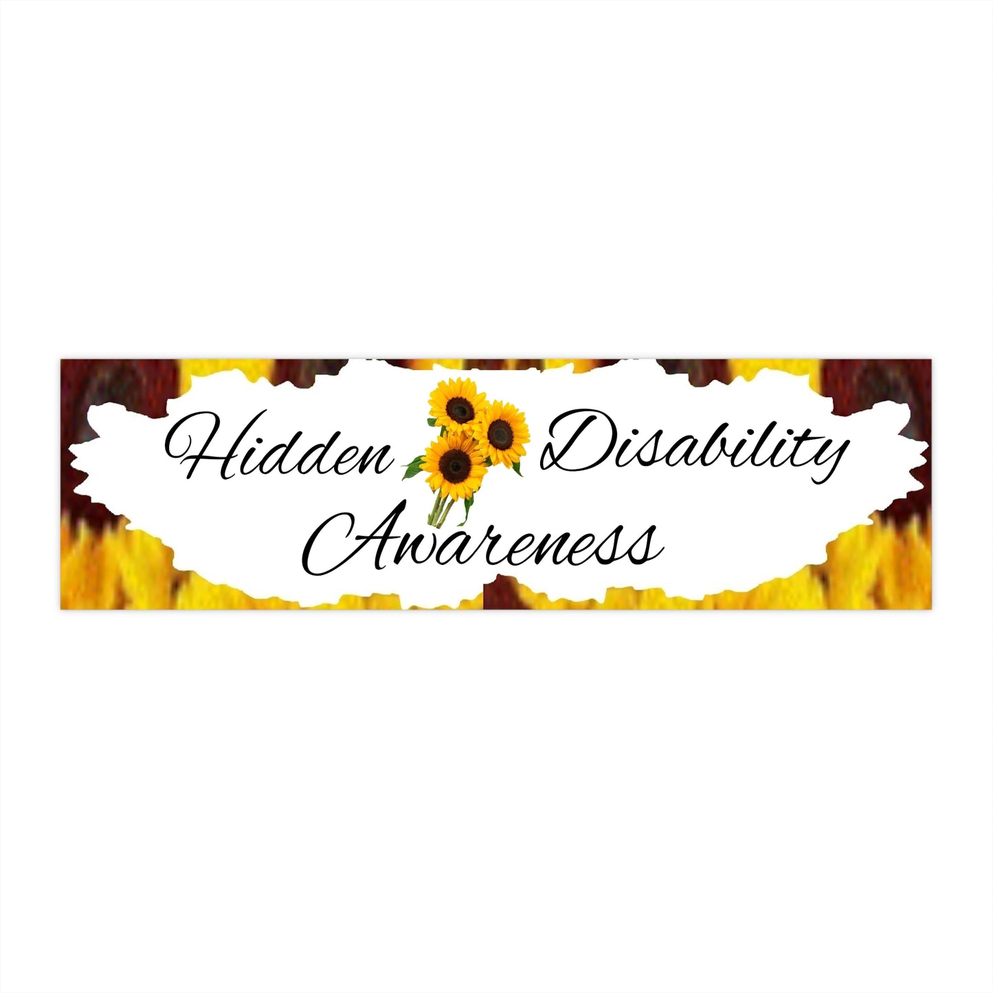 Hidden Disability Awareness Bumper Sticker