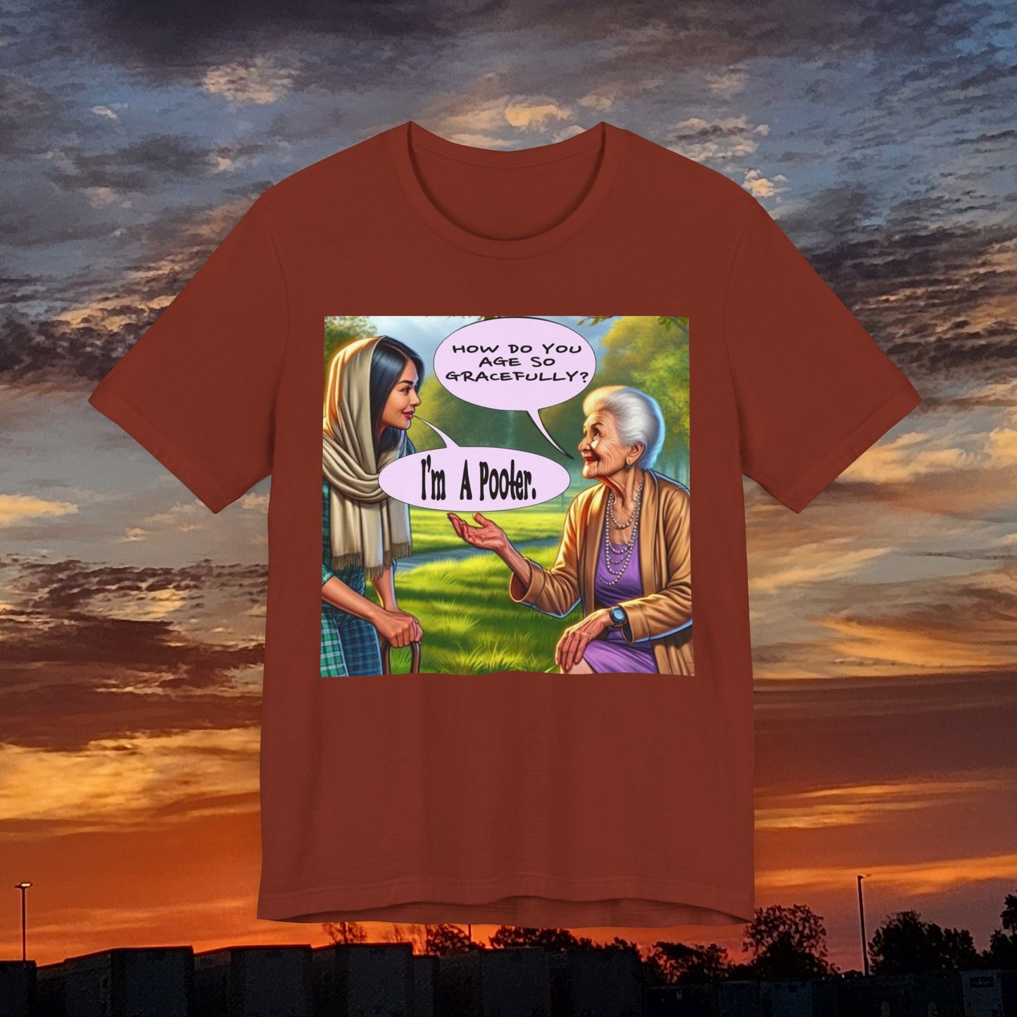 I'm a Pooter Jersey Short Sleeve Tee