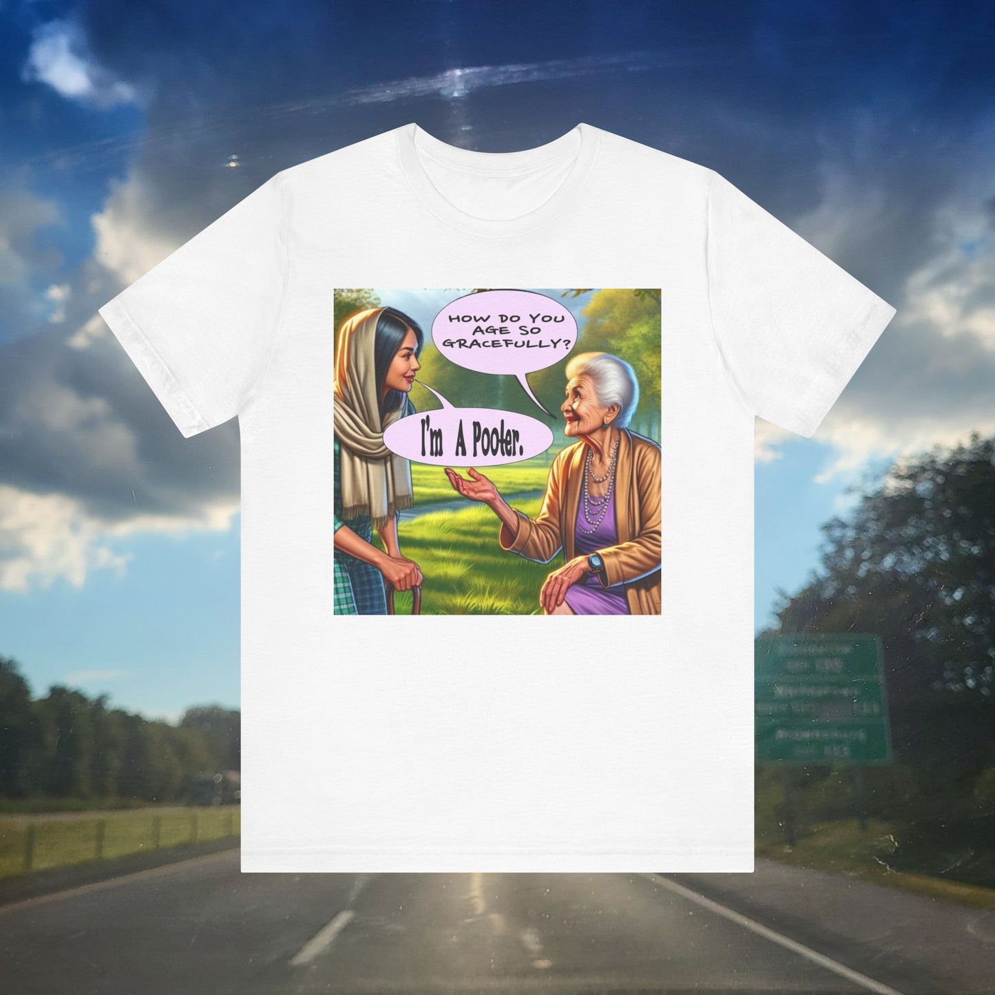 I'm a Pooter Jersey Short Sleeve Tee