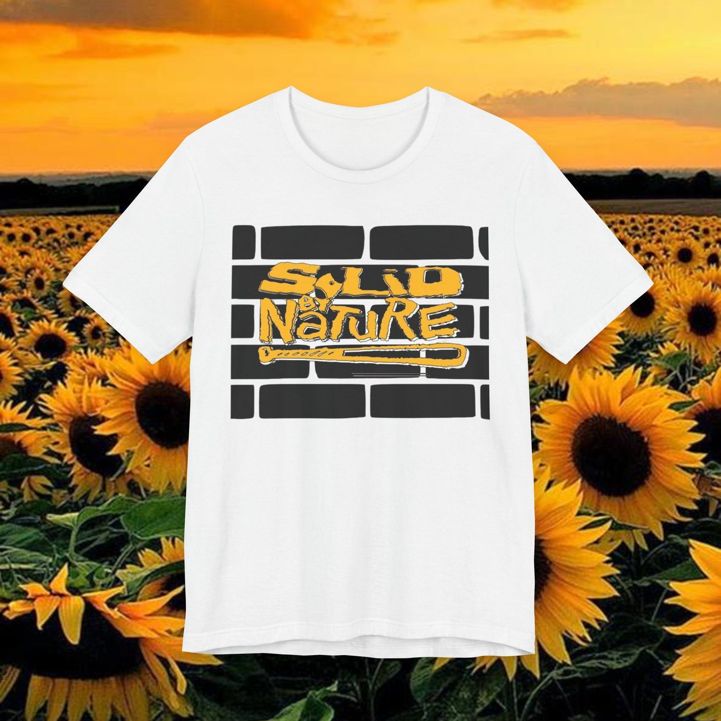 Yellow Brick Solid by Nature ~ Cotton Tee