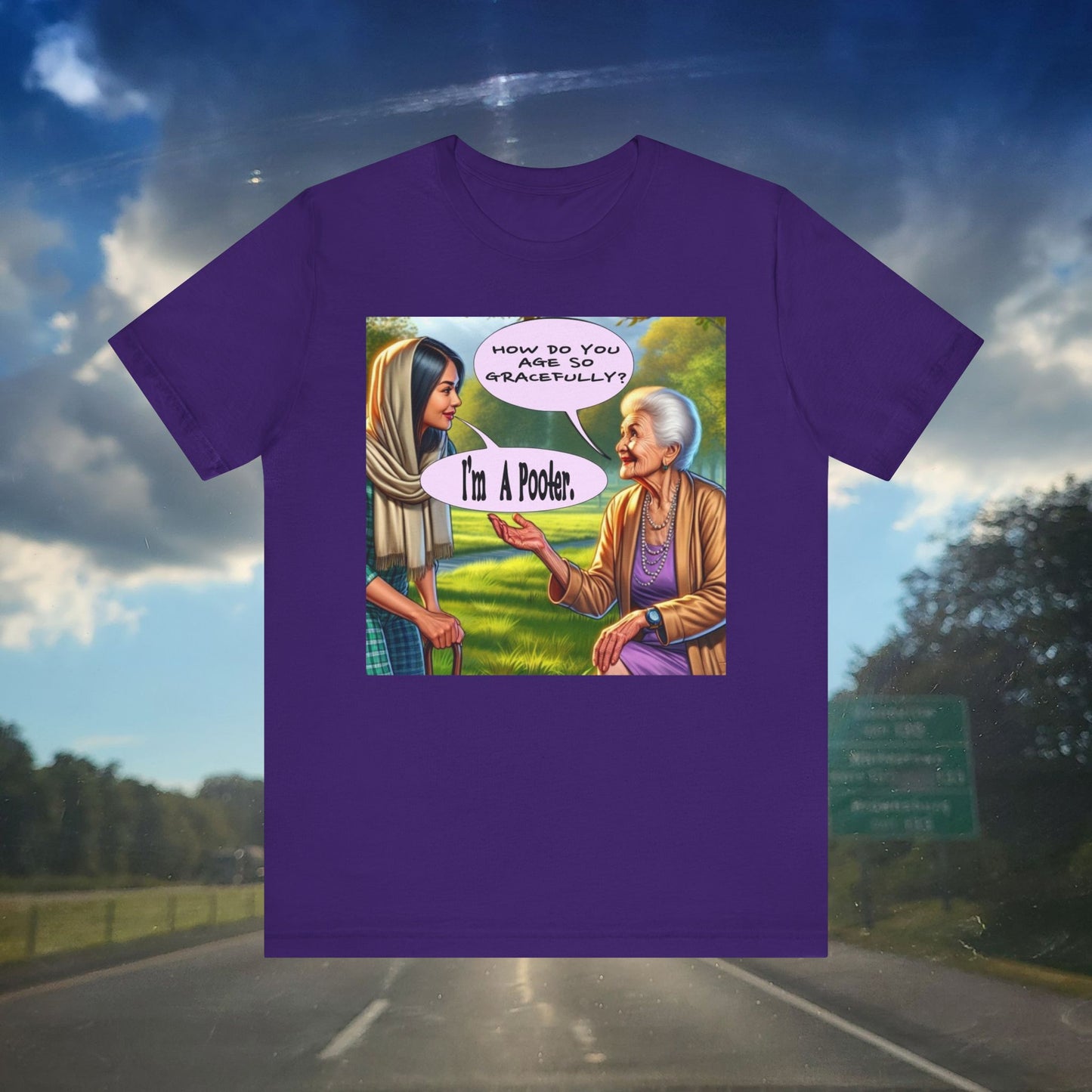 I'm a Pooter Jersey Short Sleeve Tee
