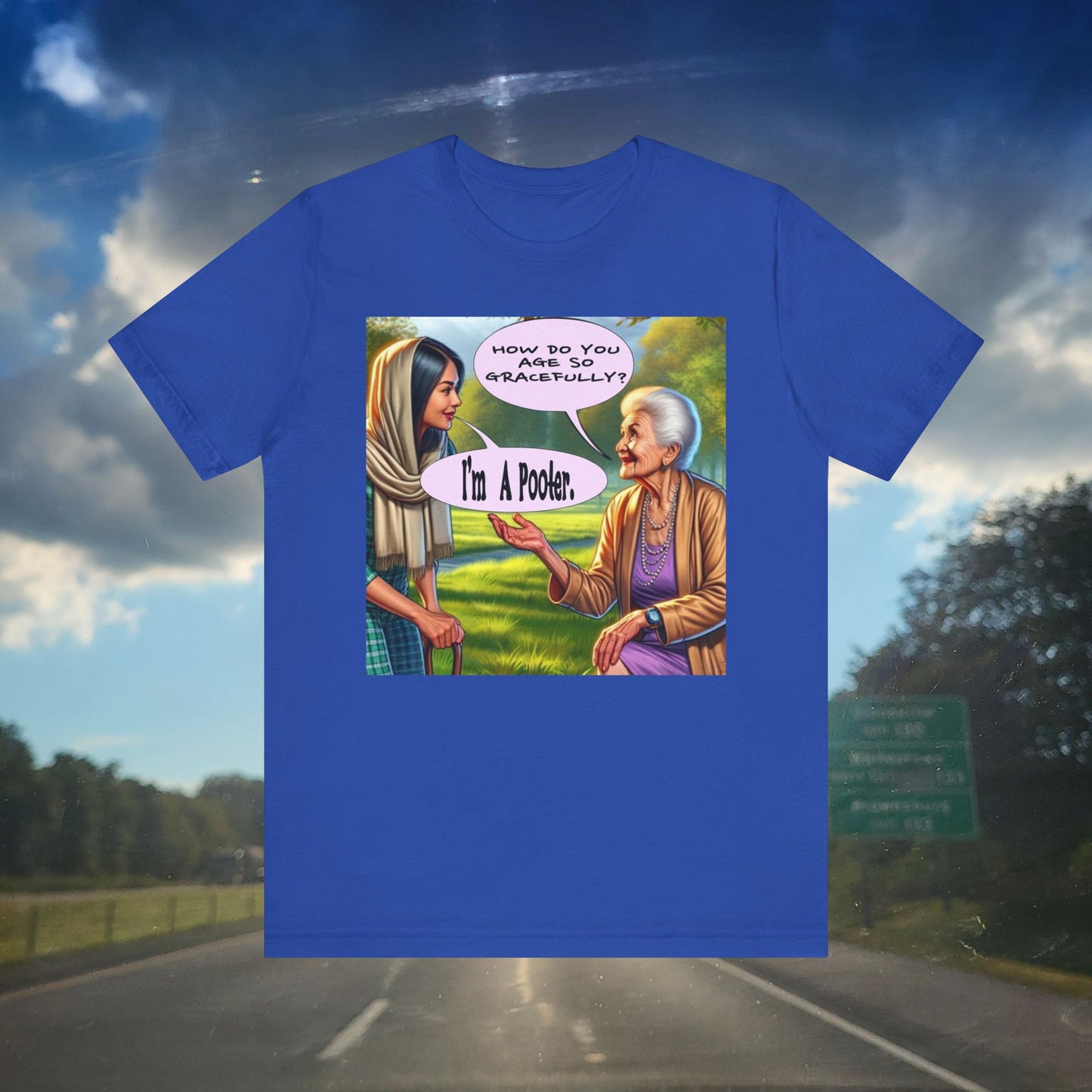 I'm a Pooter Jersey Short Sleeve Tee