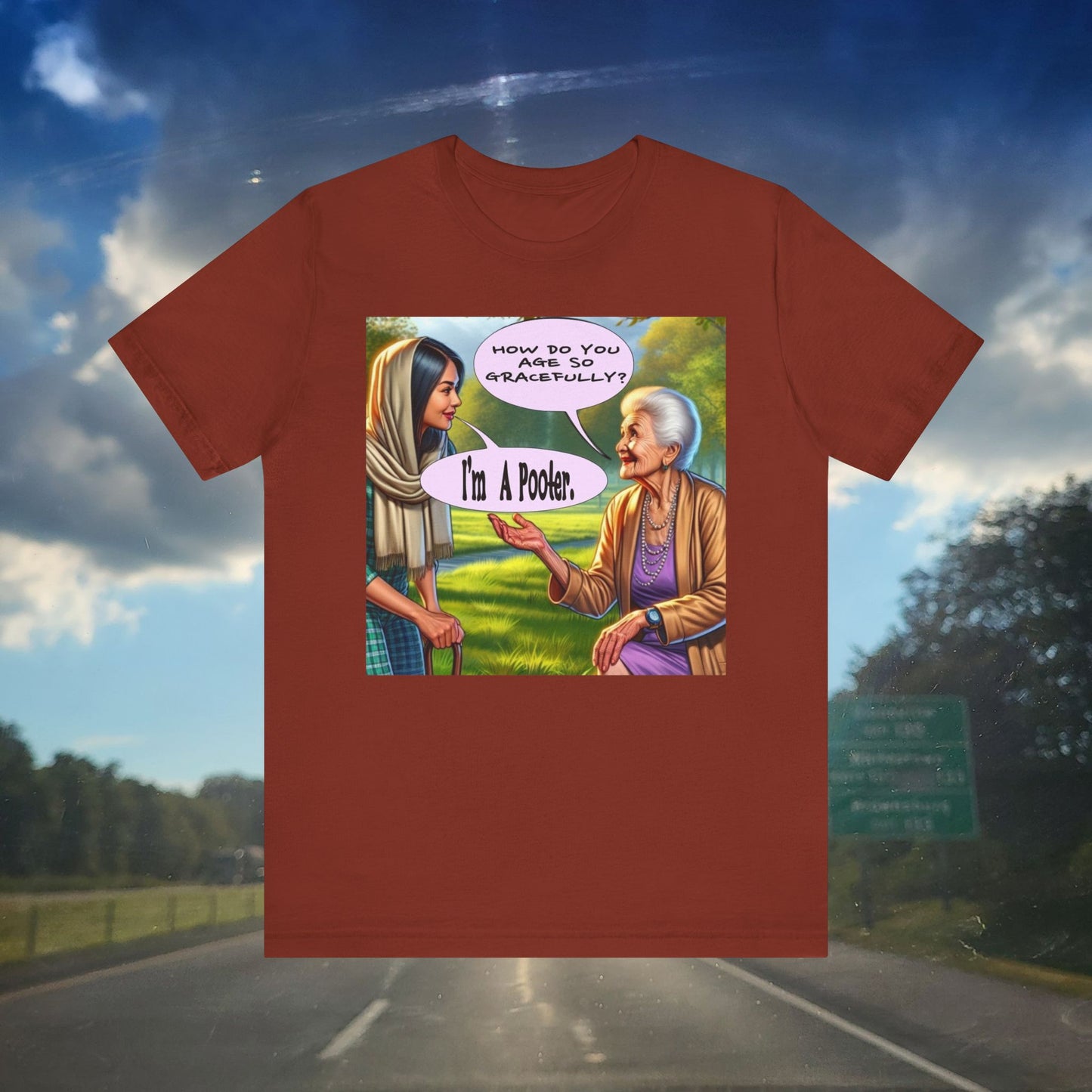I'm a Pooter Jersey Short Sleeve Tee