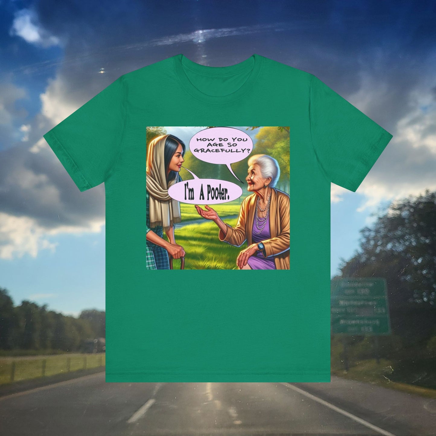 I'm a Pooter Jersey Short Sleeve Tee